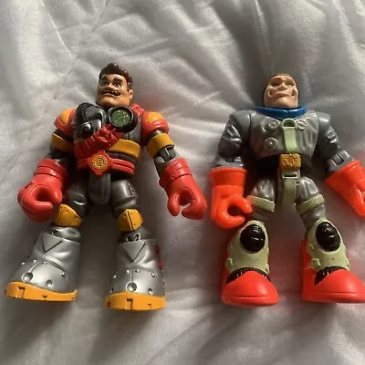 Buy Fisher Price Rescue Heroes Mattel Billy Blazes & Rodger Houston Action Figures • 4.99£