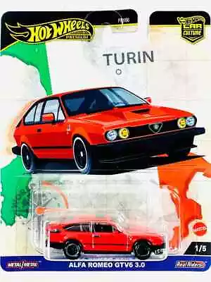 Buy 2024 Hot Wheels Premium  Car Culture World Tour Alfa Romeo GTV6 3.0 • 9.99£