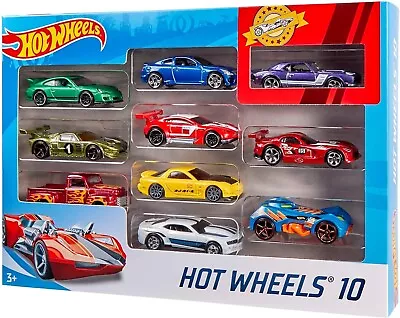 Buy Hot Wheels 10-Car Gift Pack | Hot Wheels 54886 10 Car Pack | Assortment • 23.99£