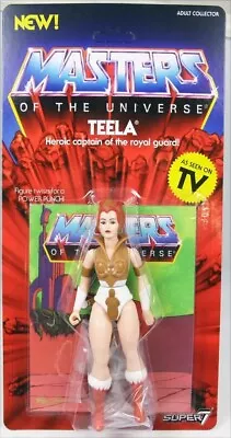 Buy He-Man Masters Of The Universe Filmation Teela MOTU Super7 MOSC • 34.95£