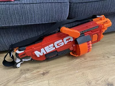 Buy Nerf MEGA Mastodon Huge Blaster Discontinued Fully Loaded With Ammo & Strap • 28.97£