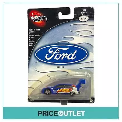 Buy Hot Wheels 100% - Ford Series Ford Focus (Blue) - Damaged Box • 39.99£