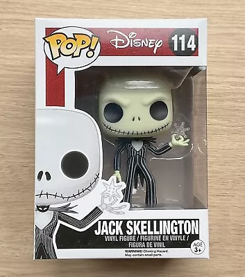 Buy Funko Pop Disney Nightmare Before Christmas Jack Skellington Snowflake #114 • 44.99£