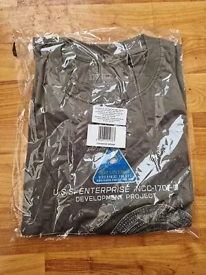 Buy Eaglemoss Build Your Own Uss Enterprise Star Trek Subscribers Mens Large Shirt • 17.99£