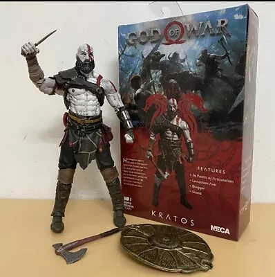 Buy ORIGINAL NECA ACTION FIGURE God Of War Ghost Of Sparta Kratos In Ares Armor ASS1 • 40.99£