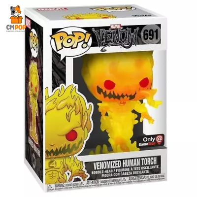 Buy Venomized Human Torch - #691- Funko Pop! - Marvel Venom - Gamestop Exclusive • 46.99£