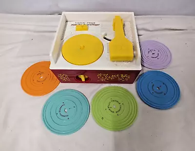 Buy Vintage Fisher Price Music Box / Record Player - With Records  (Sel) • 7.99£