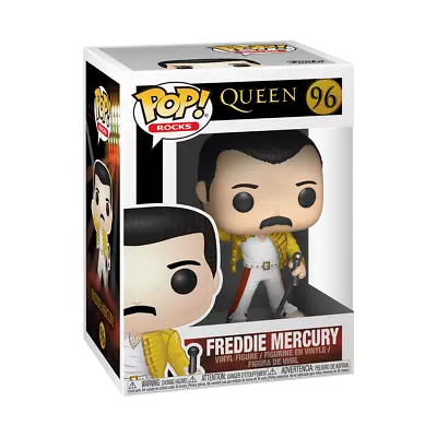 Buy FUNKO POP! Vinyl Figure: Queen - Freddy Mercury (Wembley 1986) • 30.31£