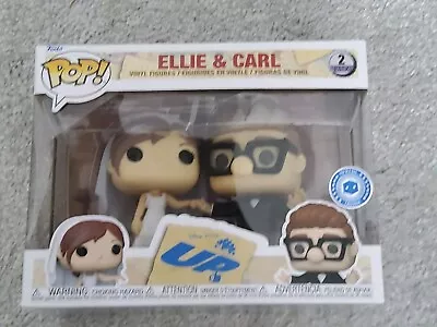 Buy BNIB Funko Pop! Disney Pixar UP Ellie And Carl Wedding 2 Pack PIAB EXCLUSIVE  • 36.95£