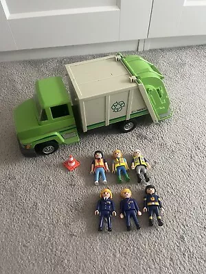 Buy PLAYMOBIL RECYCLE RUBBISH TRUCK (Dustbin Lorry 5938) Bundle Playset • 9.99£