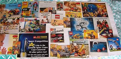 Buy 29 X Lego Instructions Manuals Leaflets Ect  Bundle Job Lot • 15£