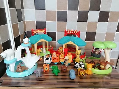 Buy ELC Happyland Little People Figures ~ Zoo Pets Corner And Train Playset  • 29.99£