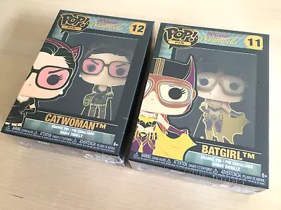 Buy Catwoman Batgirl DC Bombshells Funko Pop! Enamel Pin Badge Bundle | NEW/SEALED • 15.97£
