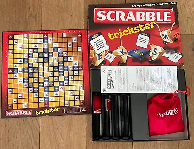 Buy Mattel Scrabble Trickster Board Game Complete • 4.50£