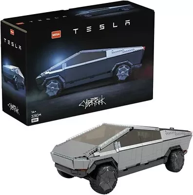 Buy Tesla Cybertruck Model Car Giant 50cm 3283 Pieces GWW84 Bricks Mega • 84.54£