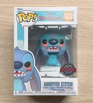 Buy Funko Pop Disney Lilo & Stitch - Annoyed Stitch #1222 + Free Protector • 24.99£