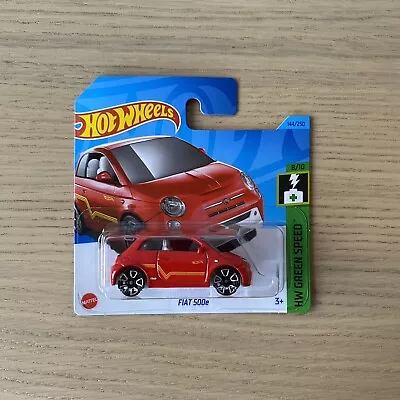 Buy Hot Wheels Fiat 500e HW Green Speed 144/250 • 8£