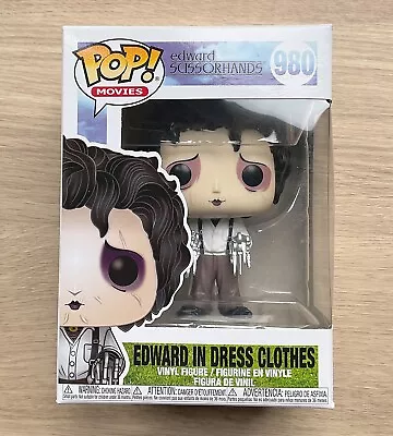 Buy Funko Pop Edward Scissorhands Edward In Dress Clothes #980 + Free Protector • 29.99£