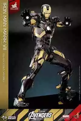 Buy New Hot Toys MMS741D61 Iron Man Mark VII Black And Gold Version 1/6 In Stock • 529£