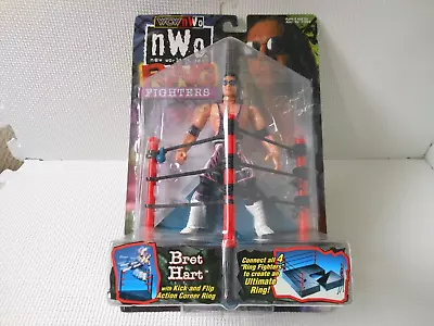 Buy ToyBiz Action Figure WCW Bret Hart Ring Fighters World Championship Wrestling • 27.04£