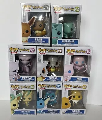 Buy Funko Pop! Vinyl Pokémon Bundle Set Of 8 • 99£