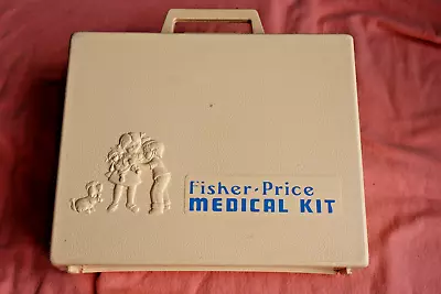 Buy Vintage 1977 Fisher Price Medical Kit Set Case Complete • 14.95£