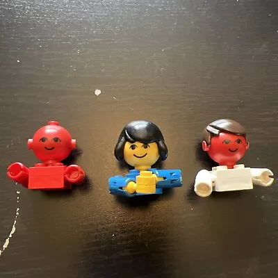 Buy Vintage Lego 1970s Maxi Figures Red Indians Large Heads Rare • 7.50£