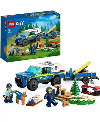 Buy LEGO City Mobile Police Dog Training Set With Toy Car 60369 • 13.99£