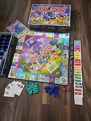 Buy Vintage Hasbro Monopoly The Disney Edition Family Board Game 100% Complete 2001 • 22.99£