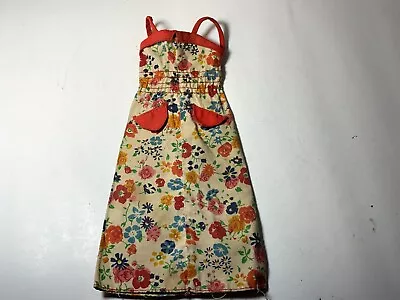 Buy Original Barbie Outfit   Best Buy Fashion N.9156  - Vintage Floral Dress 1976 • 10.12£