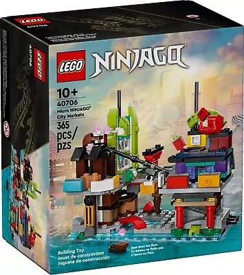 Buy LEGO 40706 Micro Ninjago City Markets - VIP Exclusive - New Sealed • 26.99£