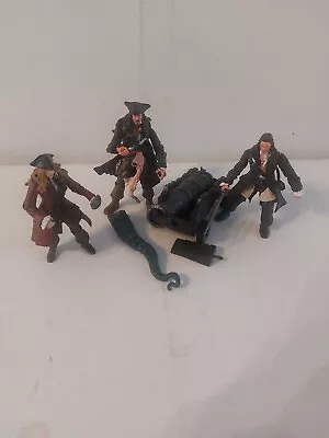 Buy Pirates Of The Caribbean Figures Disney Zizzle 3.75” Figure Pirates Bundle X 3  • 9.99£