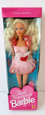 Buy Barbie Red Romance Special Nib Unopened Original Packaging Mattel 1992 Vintage Misb • 8.43£