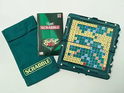 Buy Pocket Scrabble 2006 Magnetic Travel In Hard Case/ Bag/ Instructions Incomplete • 4£