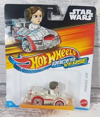 Buy New And Sealed Hot Wheels Racer Verse Star Wars -Princess Leia Model HK08-LA10. • 2.95£