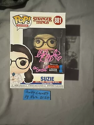 Buy Stranger Things Signed Suzie Funko Pop • 125£