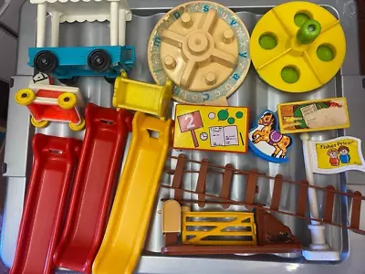 Buy Vintage Fisher Price Little People Bundle 70’s - 80’s Furniture & Accessories • 49.99£