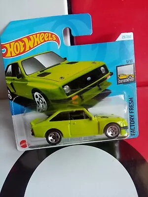 Buy Hot Wheels Ford Escort RS2000 Green Factory Fresh  23/250 1/10 • 5.50£