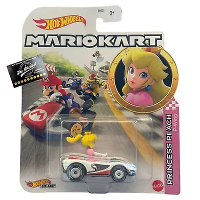 Buy HOT WHEELS Mario Kart Princess Peach P-Wing 1:64 Diecast COMBINE POST • 19.99£