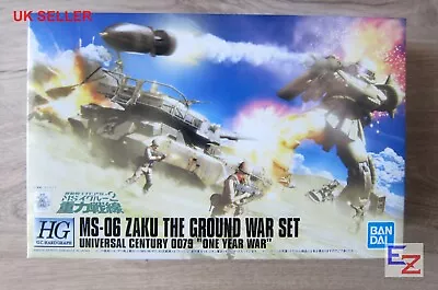 Buy Bandai Gundam HG HGUC Zaku II The Ground War Set 1/144 Gunpla Model UK Seller • 38.88£