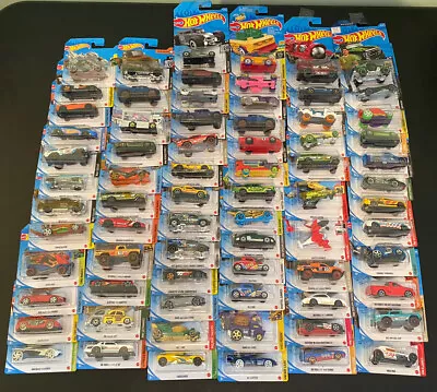 Buy 2021 Hot Wheels Basic Car New On Card Random Mystery Bundle 10 Hot Wheels • 23.95£