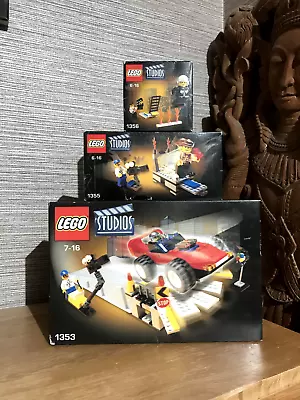 Buy LEGO 1353/1356/1355 Stunt Car Studio - Brand New In Sealed Boxes Rare, 2001 Sets • 59.99£