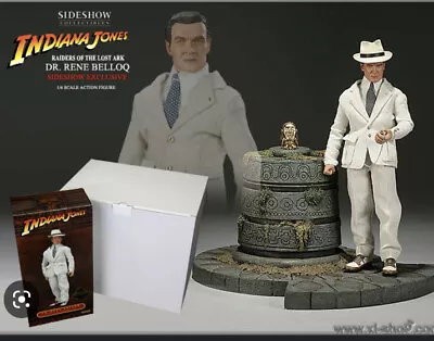 Buy Ultra Rare Indiana Jones DR. Belloq Diorama Exclusive Sideshow 39081 NEW SEALED • 589.29£