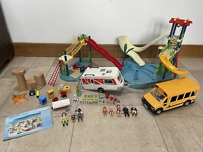 Buy Playmobil 5434, 5940, 6669, 6670, 70034 Sets - Bus, Caravan, Figures Etc Bundle • 29.99£