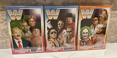 Buy WWE Retro Series Wave 1,2 & 3 MOC Full Sets SIGNED Lex Luger WWF Hasbro • 180£