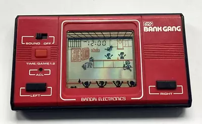 Buy Vintage 1982 RARE GD BANDAI - BANK GANG - LCD GAME (Very Good Condition) • 30£