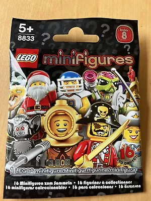 Buy Lego Minifigures Series 8 New, Unopened, Factory Sealed. Lego 8833 Item 4642301 • 5.99£