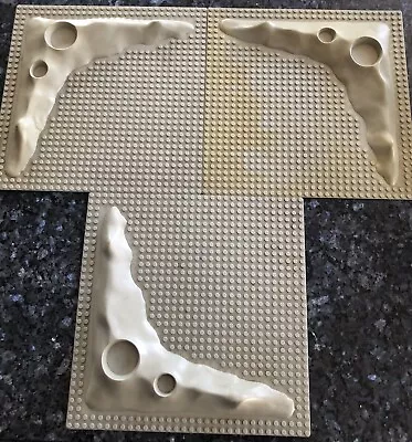 Buy 3 Lego 3947a Baseplate, Raised 32 X 32 Crater Plate • 5£
