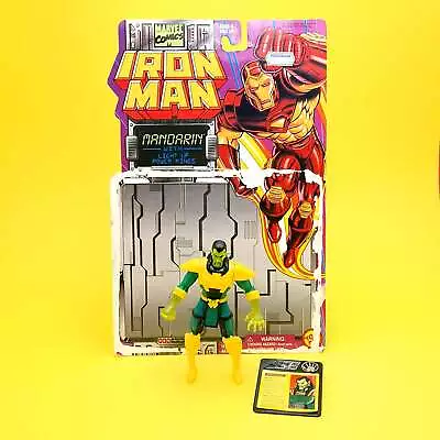 Buy IRON MAN ☆ THE MANDARIN Marvel Action Figure ☆ Vintage Original Card Toybiz 90s • 11.99£