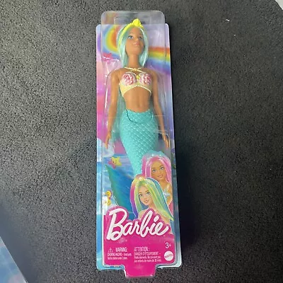 Buy Mattel Barbie / Core Mermaid / Blue Tail & Green Hair • 17.50£